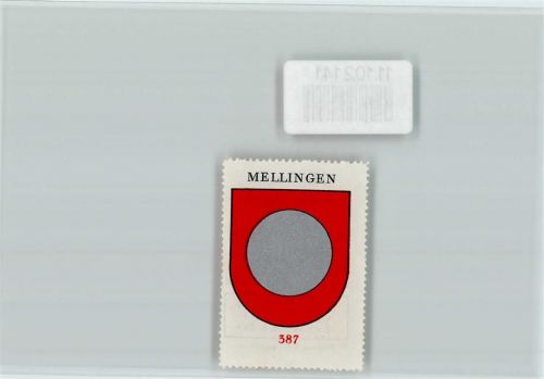 Mellingen Vignette Wappen Kaffee Hag ca 1920-1940
