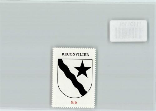 Reconvilier Vignette Wappen Kaffee Hag ca 1920-1940 Reconvilier