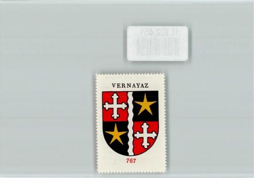 Vernayaz Vignette Wappen Kaffee Hag ca 1920-1940