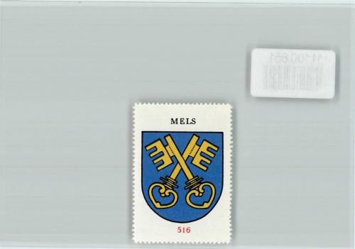 8887 Mels - Vignette Wappen Kaffee Hag ca 1920-1940 Mels