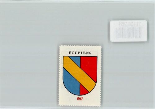 Ecublens VD Vignette Wappen Kaffee Hag ca 1920-1940