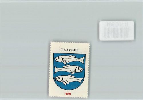 Travers Vignette Wappen Kaffee Hag ca 1920-1940 Travers