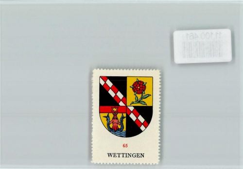 Wettingen Vignette Wappen Kaffee Hag ca 1920-1940
