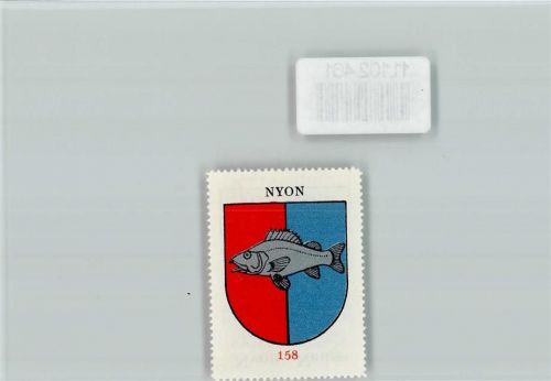 Nyon Vignette Wappen Kaffee Hag ca 1920-1940