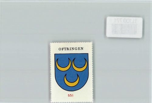 Oftringen Vignette Wappen Kaffee Hag ca 1920-1940 Oftringen