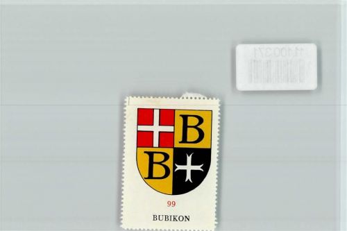 Bubikon Vignette Wappen Kaffee Hag ca 1920-1940