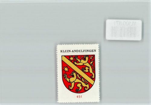 Kleinandelfingen Vignette Wappen Kaffee Hag ca 1920-1940 Klein-Andelfingen