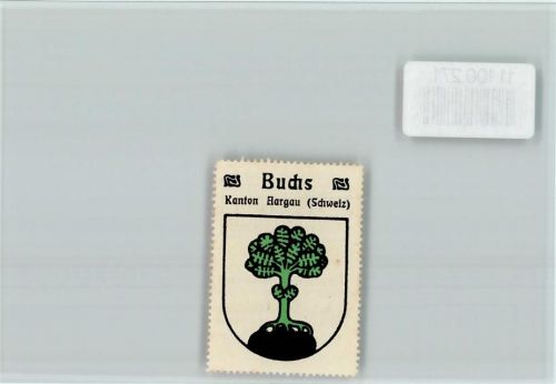 Buchs AG Vignette Wappen Kaffee Hag ca 1920-1940