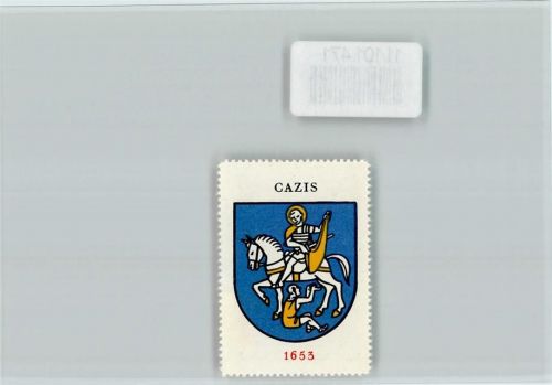 Cazis Vignette Wappen Kaffee Hag ca 1920-1940 Cazis