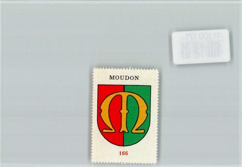 Moudon Vignette Wappen Kaffee Hag ca 1920-1940