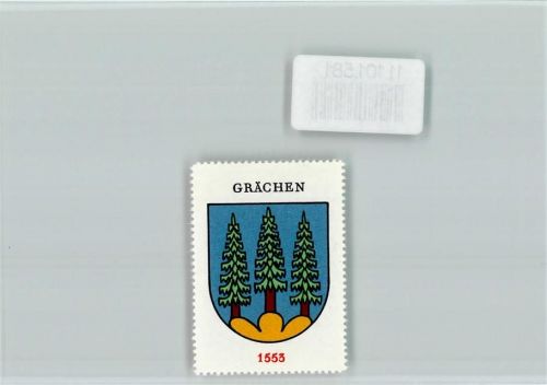 Grächen Vignette Wappen Kaffee Hag ca 1920-1940