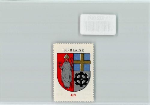 St-Blaise Vignette Wappen Kaffee Hag ca 1920-1940
