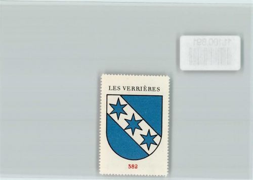 2126 Les Verrières - Vignette Wappen Kaffee Hag ca 1920-1940 Les Verriéres