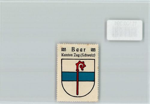 Baar Vignette Wappen Kaffee Hag ca 1920-1940