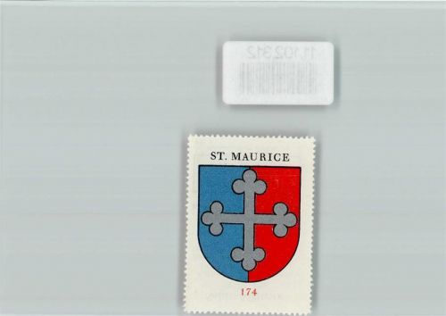 St-Maurice Vignette Wappen Kaffee Hag ca 1920-1940