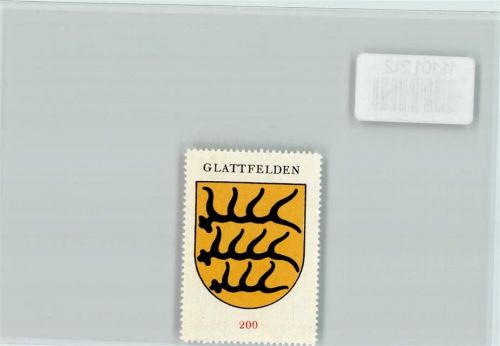 Glattfelden Vignette Wappen Kaffee Hag ca 1920-1940 Glattfelden
