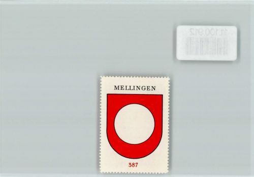 Mellingen Vignette Wappen Kaffee Hag ca 1920-1940 Mellingen