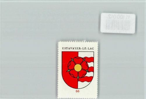 Estavayer-le-Lac Vignette Wappen Kaffee Hag ca 1920-1940