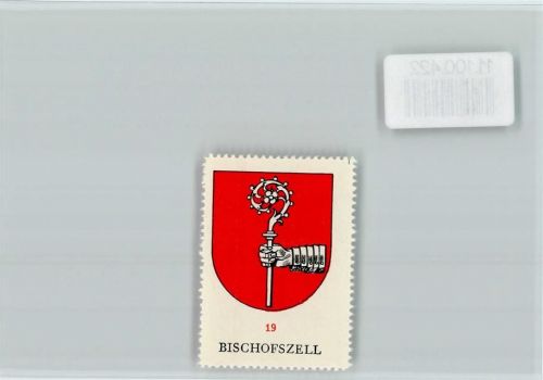 9220 Bischofszell - Vignette Wappen Kaffee Hag ca 1920-1940