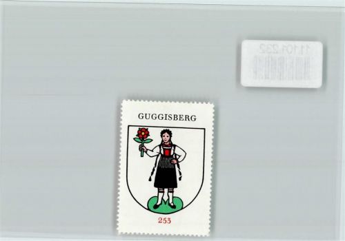 Guggisberg Vignette Wappen Kaffee Hag ca 1920-1940 GUggisberg
