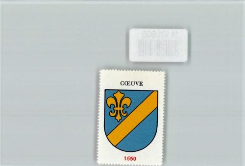 2932 Coeuve - Vignette Wappen Kaffee Hag ca 1920-1940