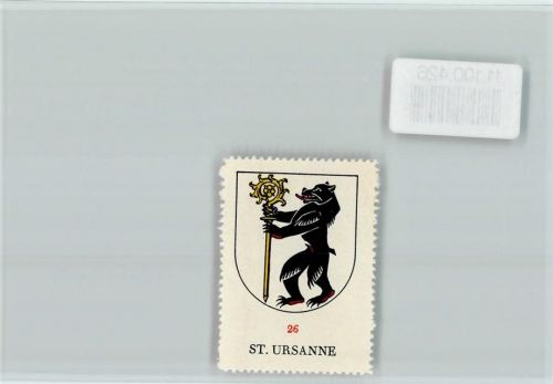 St-Ursanne Vignette Wappen Kaffee Hag ca 1920-1940