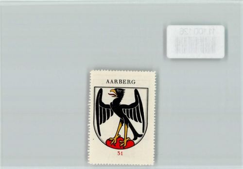 Aarberg Vignette Wappen Kaffee Hag ca 1920-1940