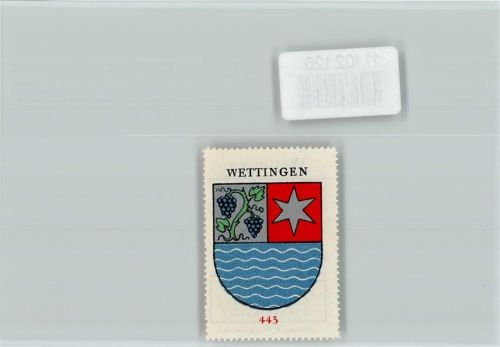 Wettingen Vignette Wappen Kaffee Hag ca 1920-1940