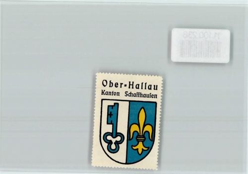 8215 Hallau - Vignette Wappen Kaffee Hag ca 1920-1940