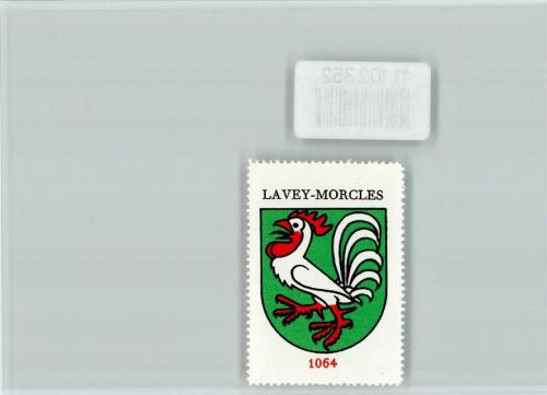 Morcles Lavey-Morcles Vignette Wappen Kaffee Hag ca 1920-1940