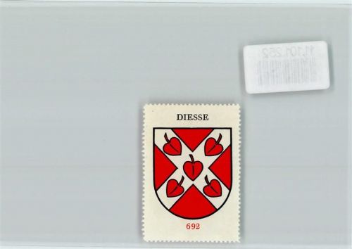 Diesse Vignette Wappen Kaffee Hag ca 1920-1940 Diesse