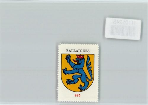 Ballaigues Vignette Wappen Kaffee Hag ca 1920-1940 Ballaigues