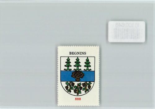 Begnins Vignette Wappen Kaffee Hag ca 1920-1940 Begnins