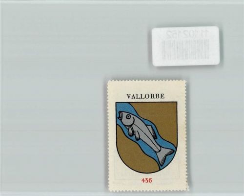 Vallorbe Vignette Wappen Kaffee Hag ca 1920-1940