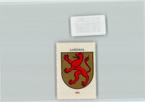 Lotzwil Vignette Wappen Kaffee Hag ca 1920-1940