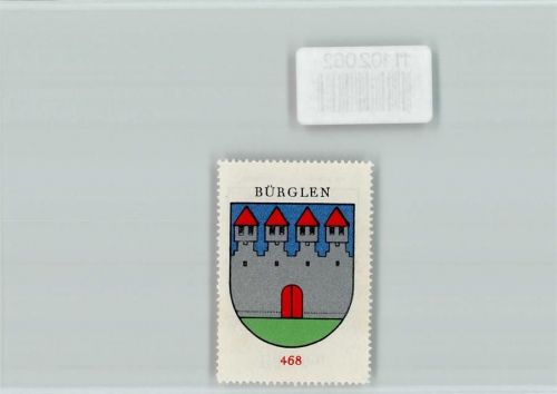 Bürglen UR Vignette Wappen Kaffee Hag ca 1920-1940