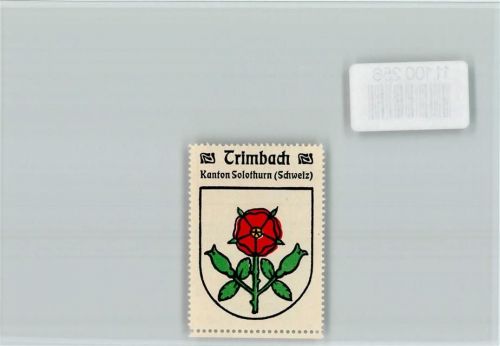 Trimbach Vignette Wappen Kaffee Hag ca 1920-1940
