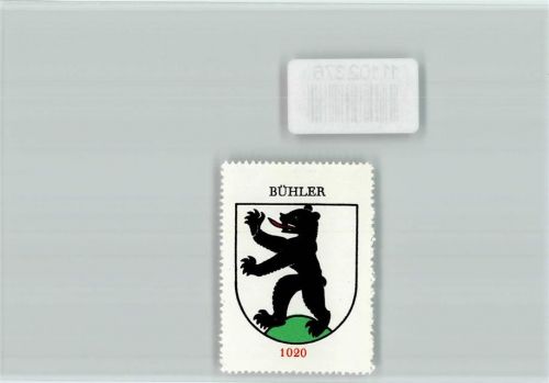 Bühler Vignette Wappen Kaffee Hag ca 1920-1940