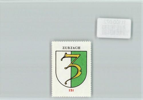 Bad Zurzach Vignette Wappen Kaffee Hag ca 1920-1940