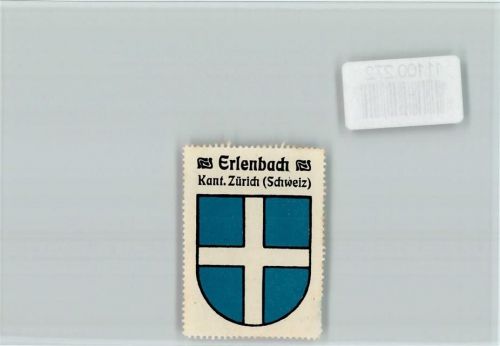 Erlenbach ZH Vignette Wappen Kaffee Hag ca 1920-1940