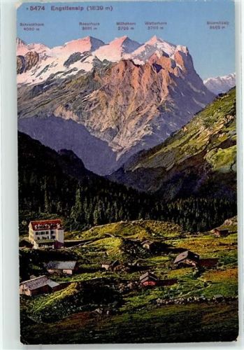 Innertkirchen Engtlenalp Schreckhorn Rosenhorn Mittelhorn Wetterhorn Blüemlisalp