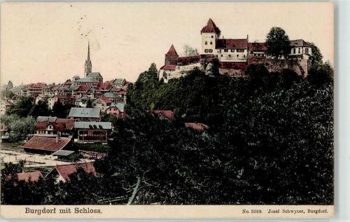 Burgdorf Schloss Kirche Feldpost Schweiz Schütznbataillon Nr. 3