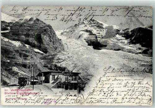 Jungfraubahn 1906 Station Eigergletscher