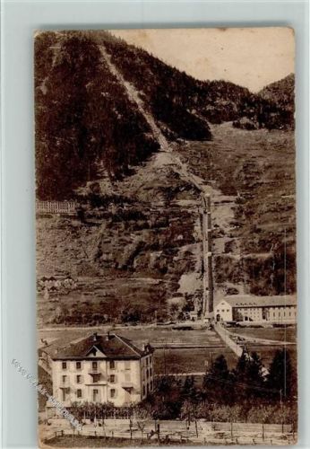 Piotta 1921 Hotel de la Poste - Funiculare al Ritom in Piotta , Bergbahn - Verlag Borelli 563