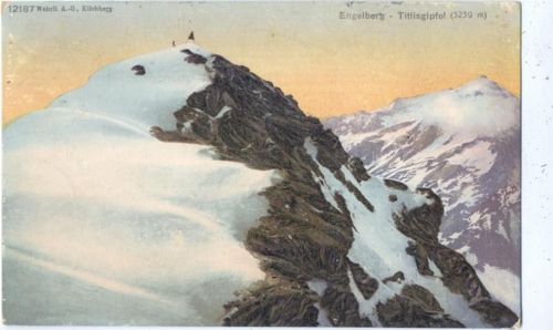 1913 - Engelberg, Kanton Ob- und Nidwalden, Titlisgipfel, Schweiz,Wehrli AG AKU2