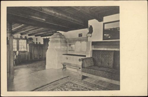 um 1910-20 - Bottmingen, Bauernhaus innen/farmers house indoor