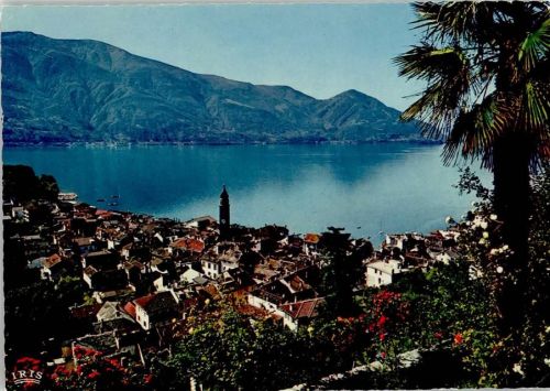 Ascona Blick auf die Stadt und Lago