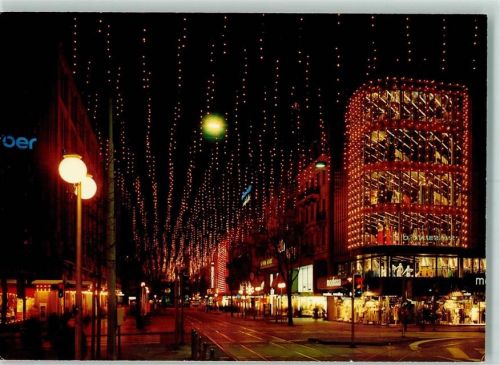 Zürich Weihnachtsbeleuchtung an der Bahnhofstrasse