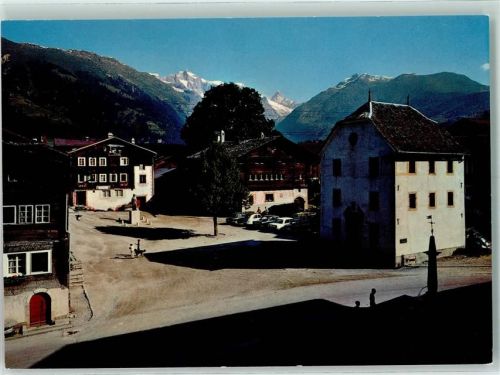 Ernen Gasthaus St. Georg Rathaus Tellenhaus Wannenhorn Finsteraarhorn
