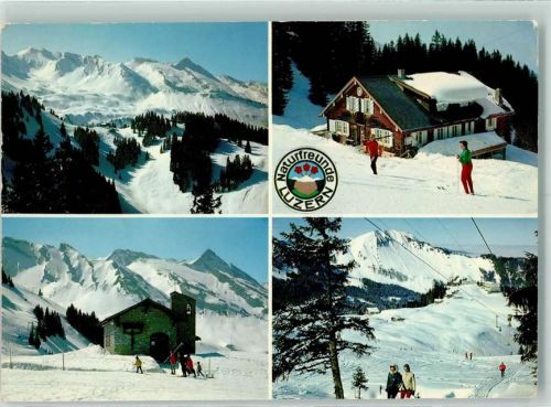 Klewenalp Naturfreundehaus Röthen Winter Skifahrer